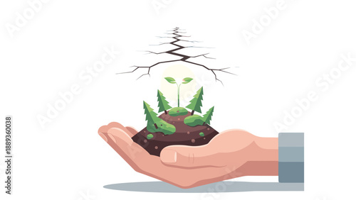 Sustainable growth: nurturing new life in fragile ecosystem