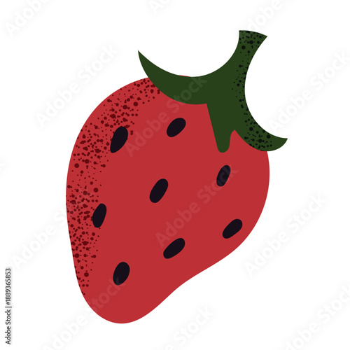 Strawberry icon clipart avatar logotype isolated illustration