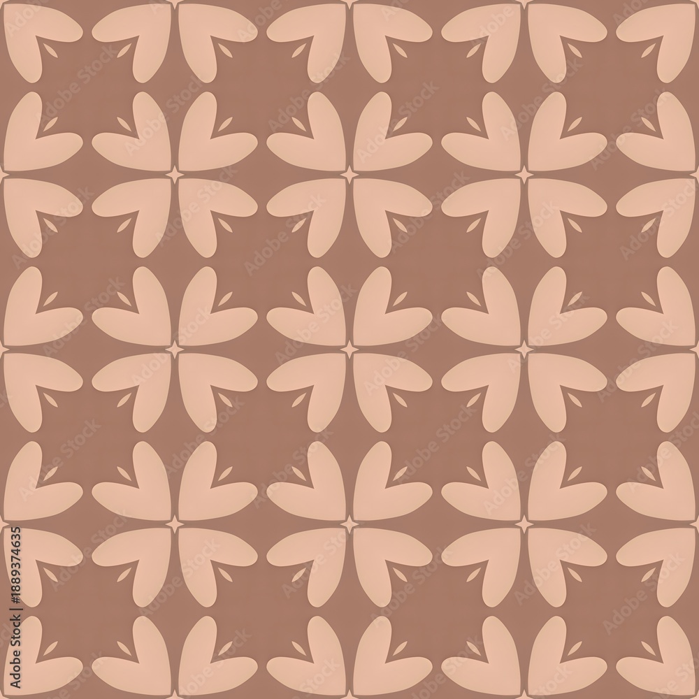 Fototapeta premium Seamless Vintage Floral Damask Pattern Background