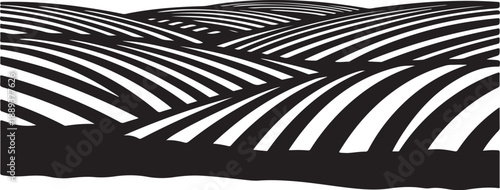 Black and white abstract striped pattern background design element