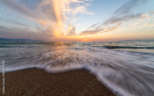 Ocean Sunset Inspirational Travel Beach Nature Scenic Surreal Sunrise Dramatic Landscape Seascape
