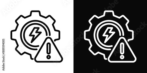 Conflict Resolution Icon White And Black Background Style