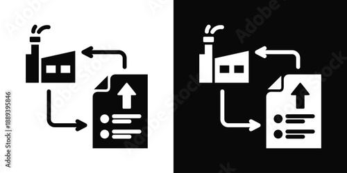 Replacement Icon White And Black Background Style