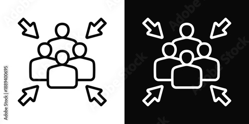 Assembly Icon White And Black Background Style