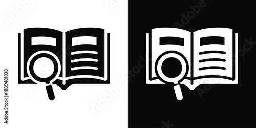 Federal Icon White And Black Background Style