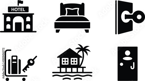 Hotel representing accommodation services and travel amenities