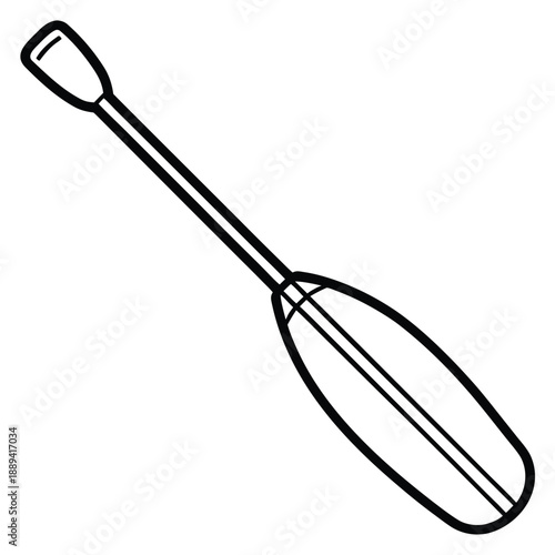 kayak-paddle-icon-isolated-on-pure-white-backgroun.eps