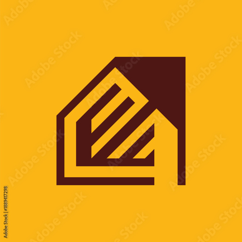 Modern Home Identity Logo