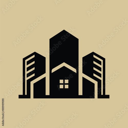 Modern City Home Identity Logo
