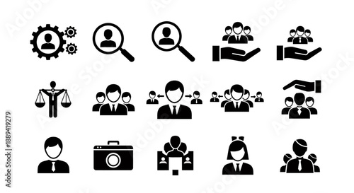 Collaborative teamwork and group meetings among professionals in a corporate setting.