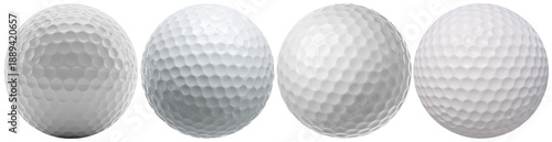 high-quality photograph of multiple white golf balls, showcasing their signature dimpled texture.