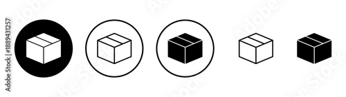 Box icon vector. box sign and symbol, parcel, package