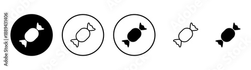 Candy icon vector. candy sign and symbol.