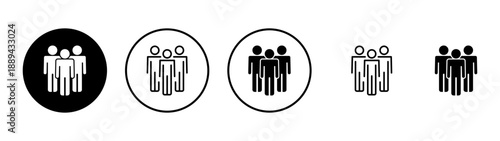 people icon vector. person sign and symbol. User Icon vector