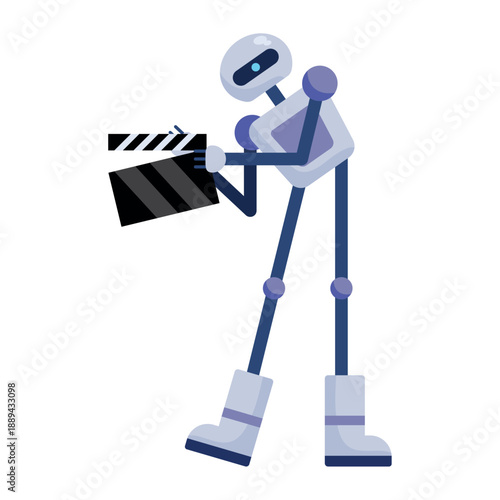 AI Robot Filmmaker With Camera
