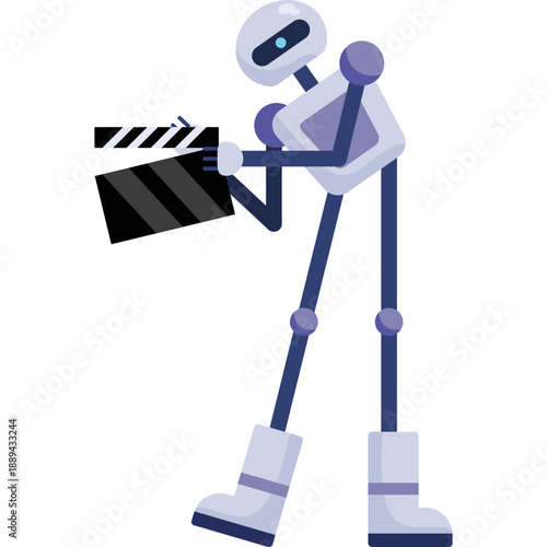 AI Robot Filmmaker With Camera