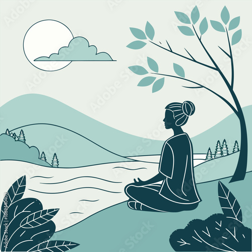 Peaceful Meditation in Nature