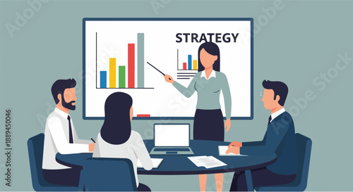 A vibrant illustration of a joyful woman skillfully capturing precious moments with her camera, embracing the art of photography and visual storytelling