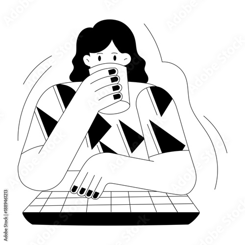 A hand drawn illustration showing brainstorm
