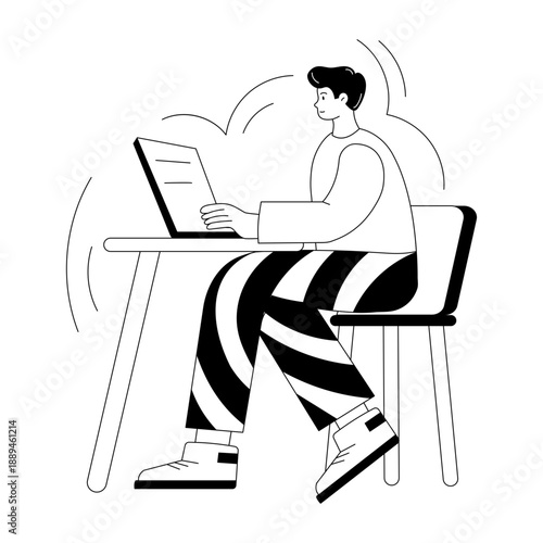 A hand drawn illustration showing brainstorm
