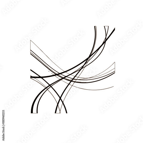 Cuadro en lienzo Abstract Lines Design