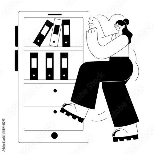 A hand drawn illustration showing brainstorm
