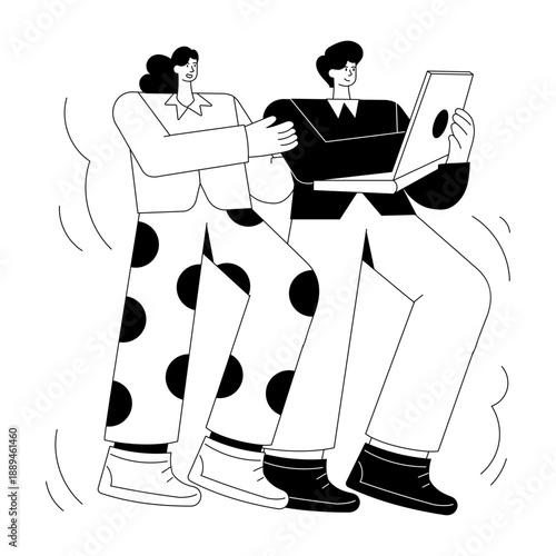 A hand drawn illustration showing brainstorm
