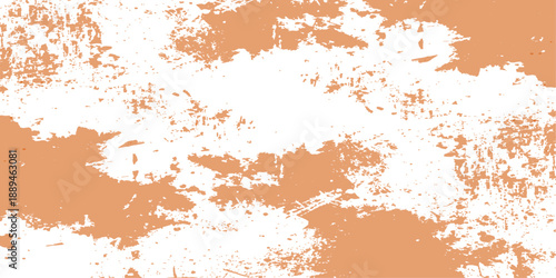 A weathered brown vintage wallpaper with an old rusty metal texture and peeling paint creates a grungy abstract background featuring a dirty stone surface pattern and an aged rough design