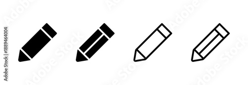 Pencil icon vector illustration. pen sign and symbol. edit icon vector