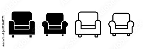 Sofa icon vector illustration. sofa sign and symbol. furniture icon