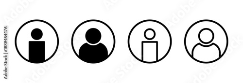 User Icon vector illustration. person sign and symbol. people icon.