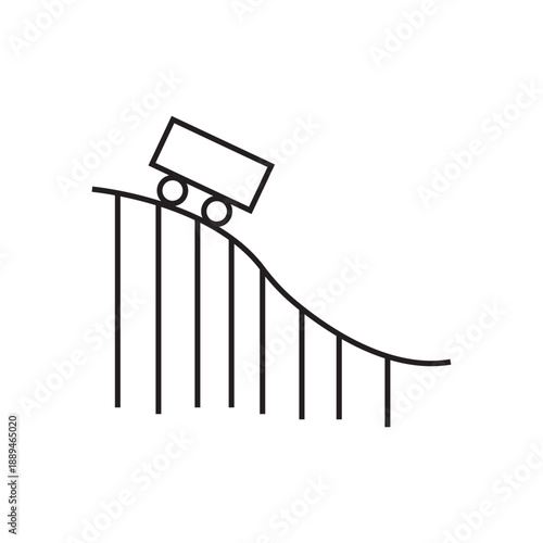 roller coaster icon