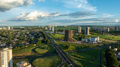 Aerial view of Ribeirao Preto, SP, Brazil