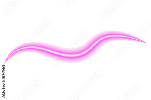 Glowing pink light swirl with smooth flowing Vector Image
