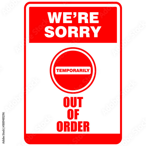 Out Of Order, sign vector