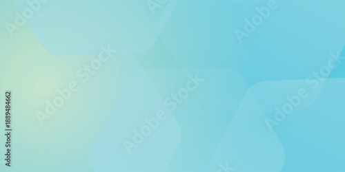Minimal abstract background. Banner design with blue and green color gradation. Colorful and creative design.