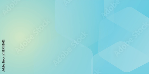 Minimal abstract background. Banner design with blue and green color gradation. Colorful and creative design.
