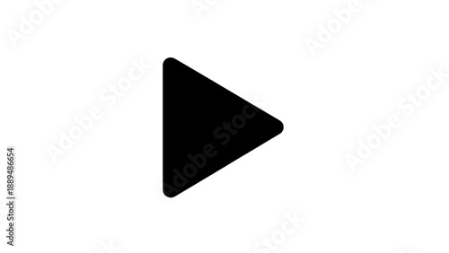 Black play button icon on white background simple minimalist design modern media control symbol flat geometric shape clean user interface element digital media player control isolated graphic element Free Download Black play button icon on white background simple minimalist design modern media control symbol flat geometric shape clean user interface element digital media player control isolated graphic element - GFXLoad