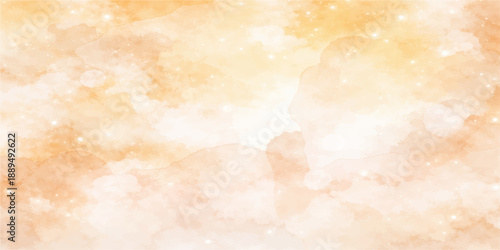 Vivid abstract colorful background featuring vintage grunge paper texture with aged parchment patterns and soft golden bokeh highlights on an antique brown surface design