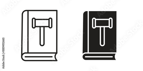 Code of conduct icon, line symbols on white background. EPS10