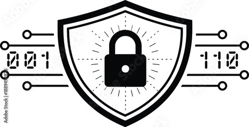 Lock and key padlock security icon vector illustration