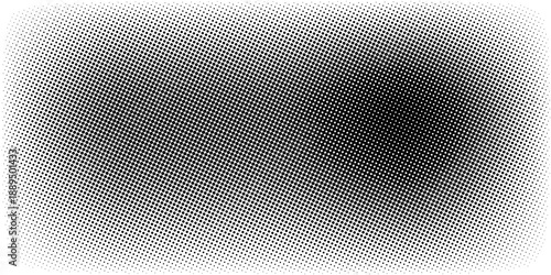 Halftone faded gradient texture. Grunge halftone grit background. White and black sand noise wallpaper.