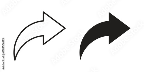 Share icon, line symbols on white background. EPS10