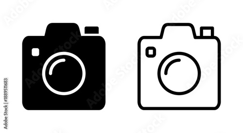 Camera icon symbol for apps and websites. photo camera sign and symbol. photography icon.