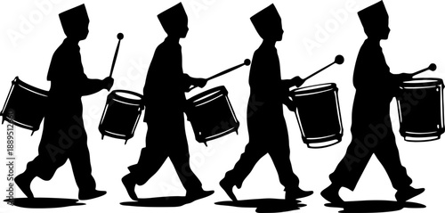 Children waking people for sahur