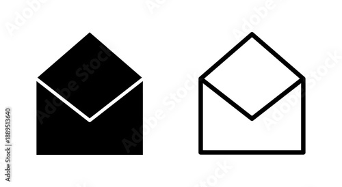 Mail icon symbol for apps and websites. email sign and symbol. E-mail icon. Envelope icon