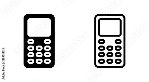 Phone icon symbol for apps and websites. Call sign and symbol. telephone symbol