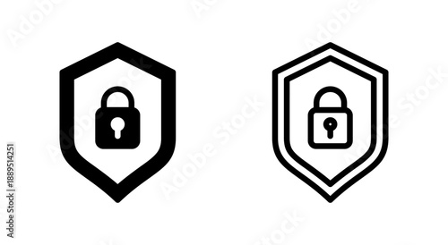 Security icon symbol for apps and websites. protection icon. privacy. vpn