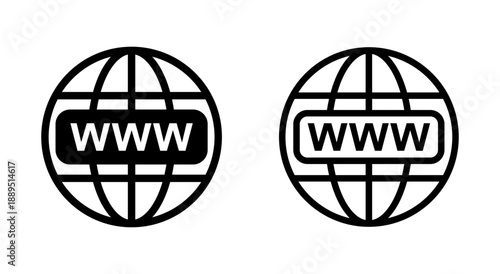 Web icon symbol for apps and websites. go to web sign and symbol. web click icon. Global search icon