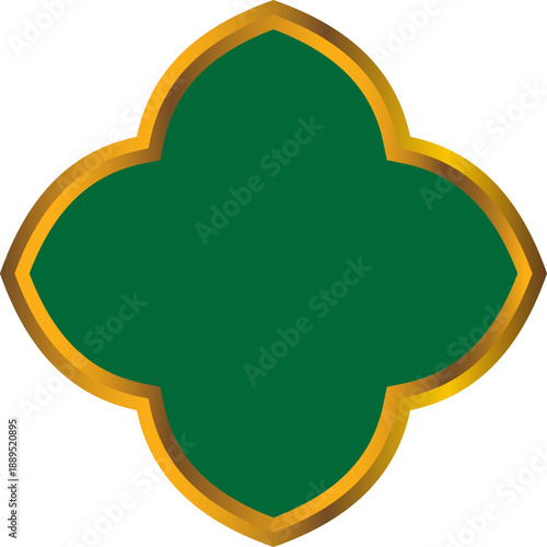 Islamic Label Shape Ramadan Badge